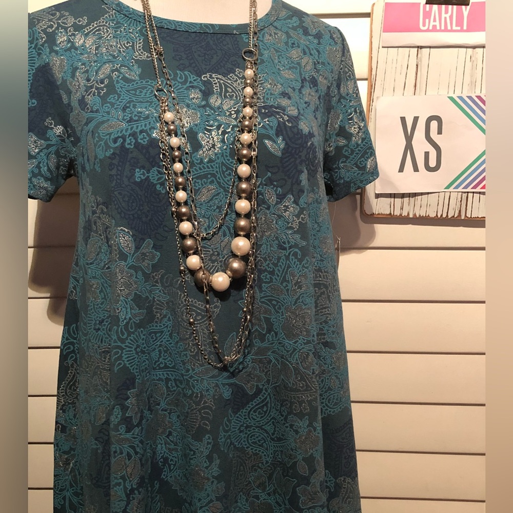NWT- LuLaRoe Elegant Carly dress-size xs